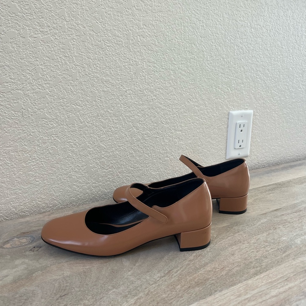 $474 BY FAR Ginny Mary Jane Pump - Clay - Picture 2 of 7